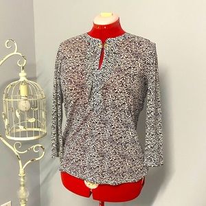 The Limited Large Zebra Blouse